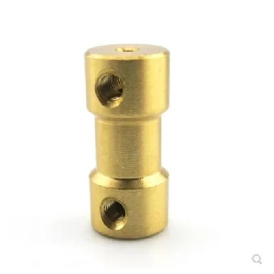 5pcs 2mm/2.3mm/3mm/3.17mm/4mm/5mm/6mm Brass Motor Shaft Coupling Coupler Motor Transmission Connector