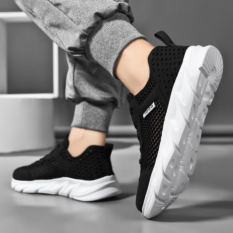 Мужские кроссовки Мужская обувь Повседневная сетчатая дышащая мужская обувь Тренажерный — фото 11