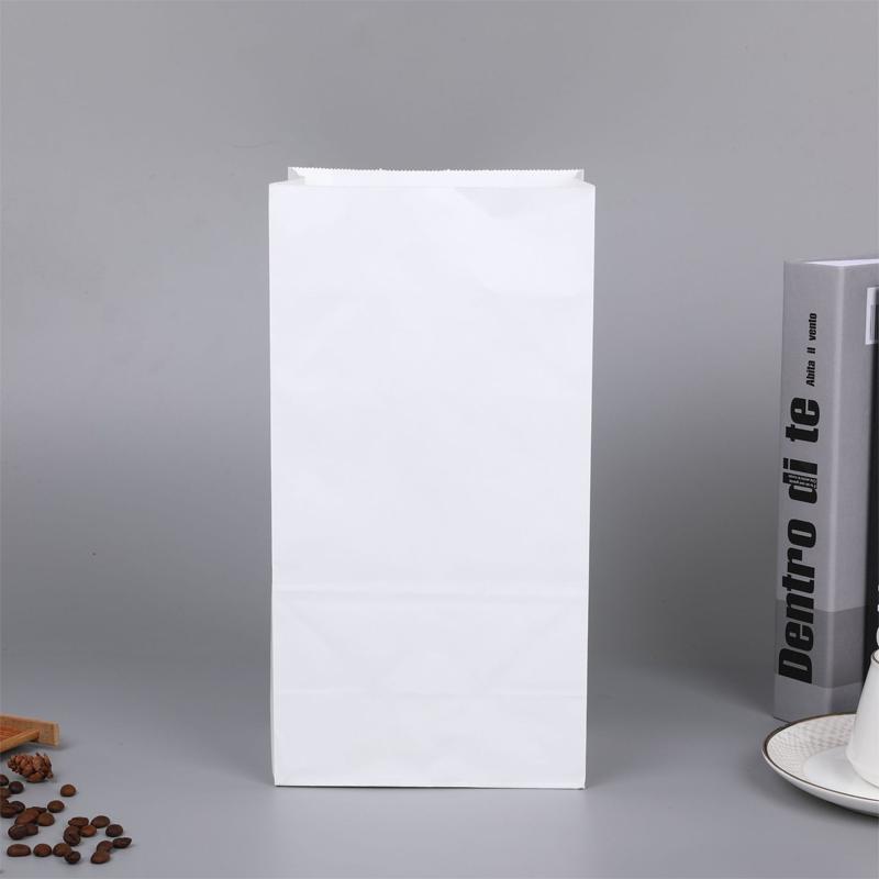 50Pcs/White Kraft Paper Bags Food and Vegetable Shopping Essentials Holiday Party Candy Packaging Lunch Bags Cookies Bread Bags!