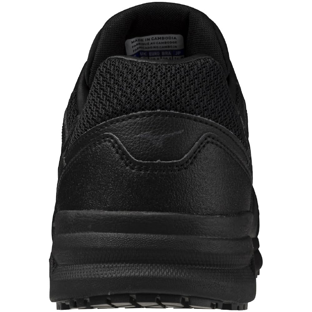 Mizuno Almighty LS II Work Shoes Store 11L with Toe Slip Size Black (Direct Exclusive) Cap, Resistant, Durable, F1GA2100, 25.5 cm,