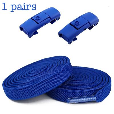 1 Pair of Unisex Easy Clip On Elastic Shoelaces Without Straps - Durable Polyester Fiber and Spandex Blend, Lightweight and Comfortable