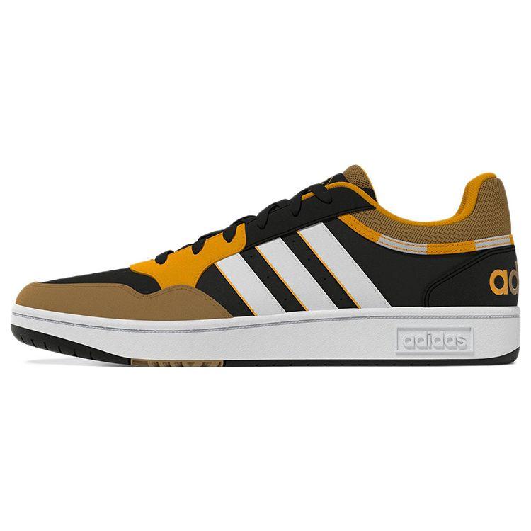 Adidas Neo Hoops 3.0 Comfortable Durable Low-Top Skate Shoes Unisex Sneakers Black Brown GZ9474