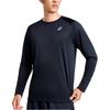 Asics Crew Neck Pullover Comfort Casual Long Sleeve T-Shirt Men Tops Black 2011D047-001