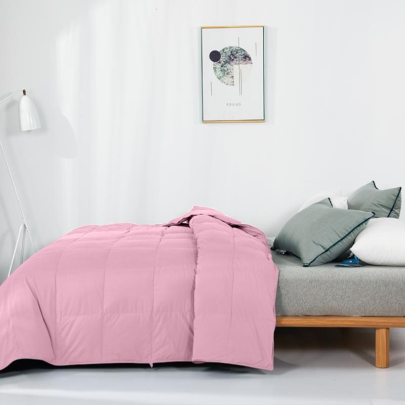 

Питер Ханун 100% гусиный пух Вставка для одеяла Летнее двуспальное одеяло Одеяло Легкое пуховое одеяло Мягкое и дышащее 135x200cm розовый
