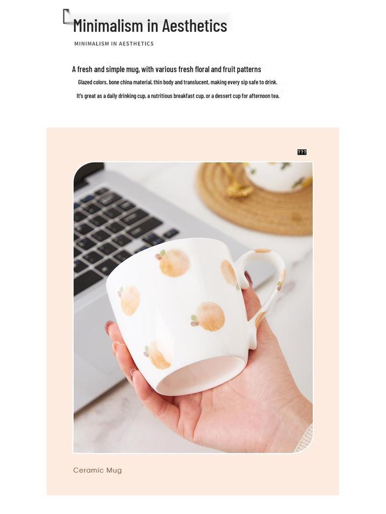 Creative Large Capacity Ceramic Coffee Mug for Couples