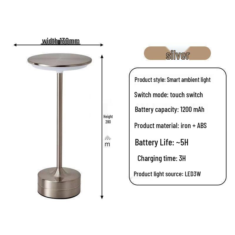Nordic Atmosphere Creative Outdoor Camping Table and Night Light Lamp