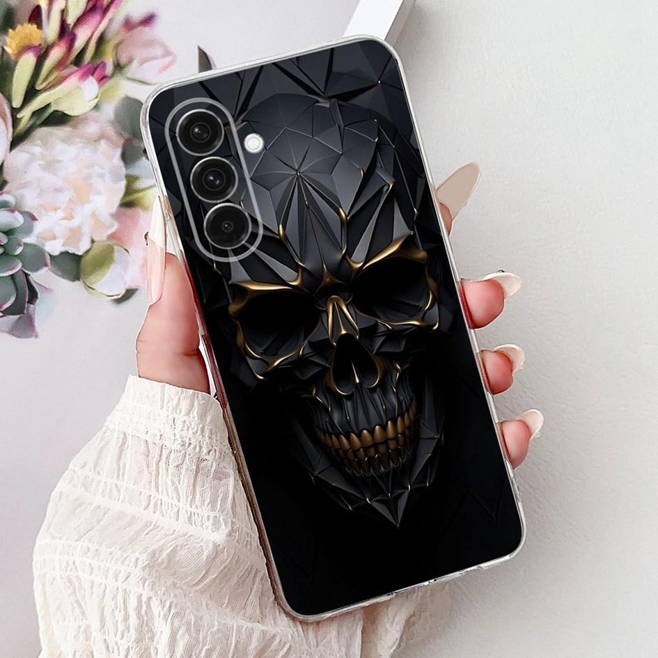 For Samsung Galaxy A26 A36 A56 5G Case 2024 New Stylish Flower Soft Clear Silicone Back Cover For Samsung A36 5G SM-A366B Bumper