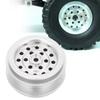 Metal Remote Control Toy Car Wheel Hub Accessory Parts Fit for 1 16 RC CarSilver 1pcs