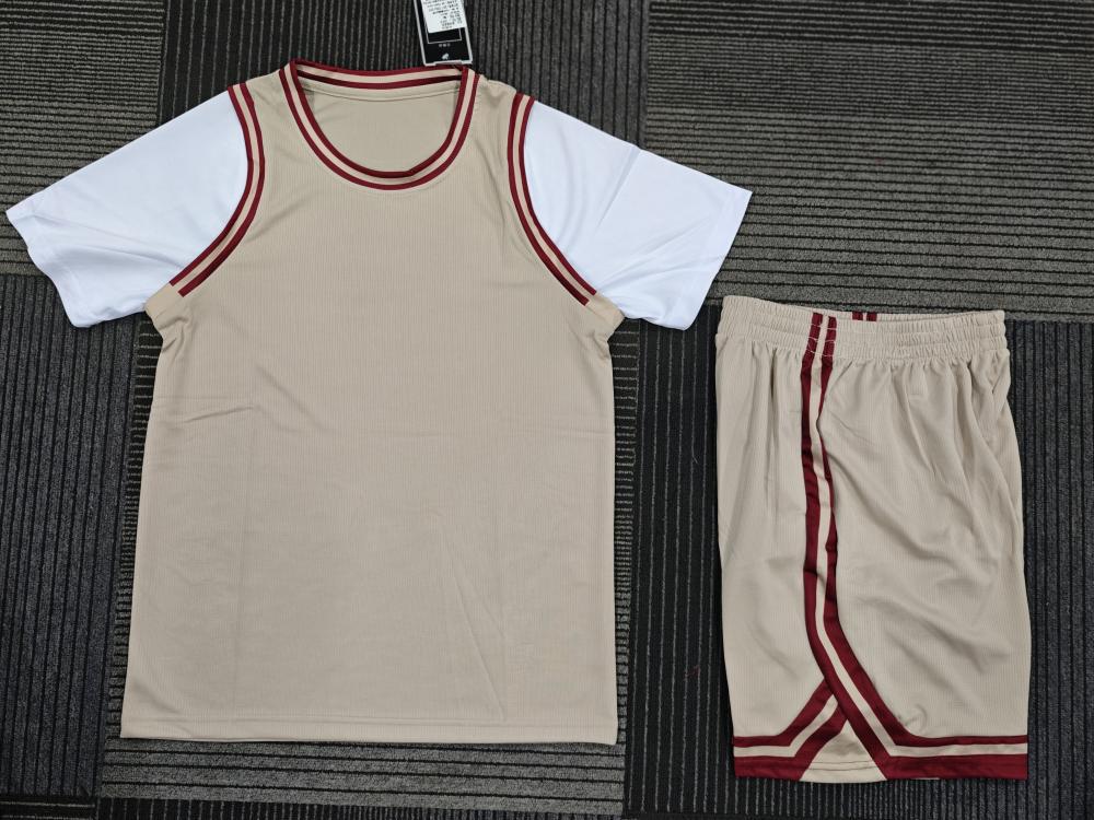 Girls basketball jersey set Adult children's short-sleeved training game jersey group buying jersey unit College basketball jersey