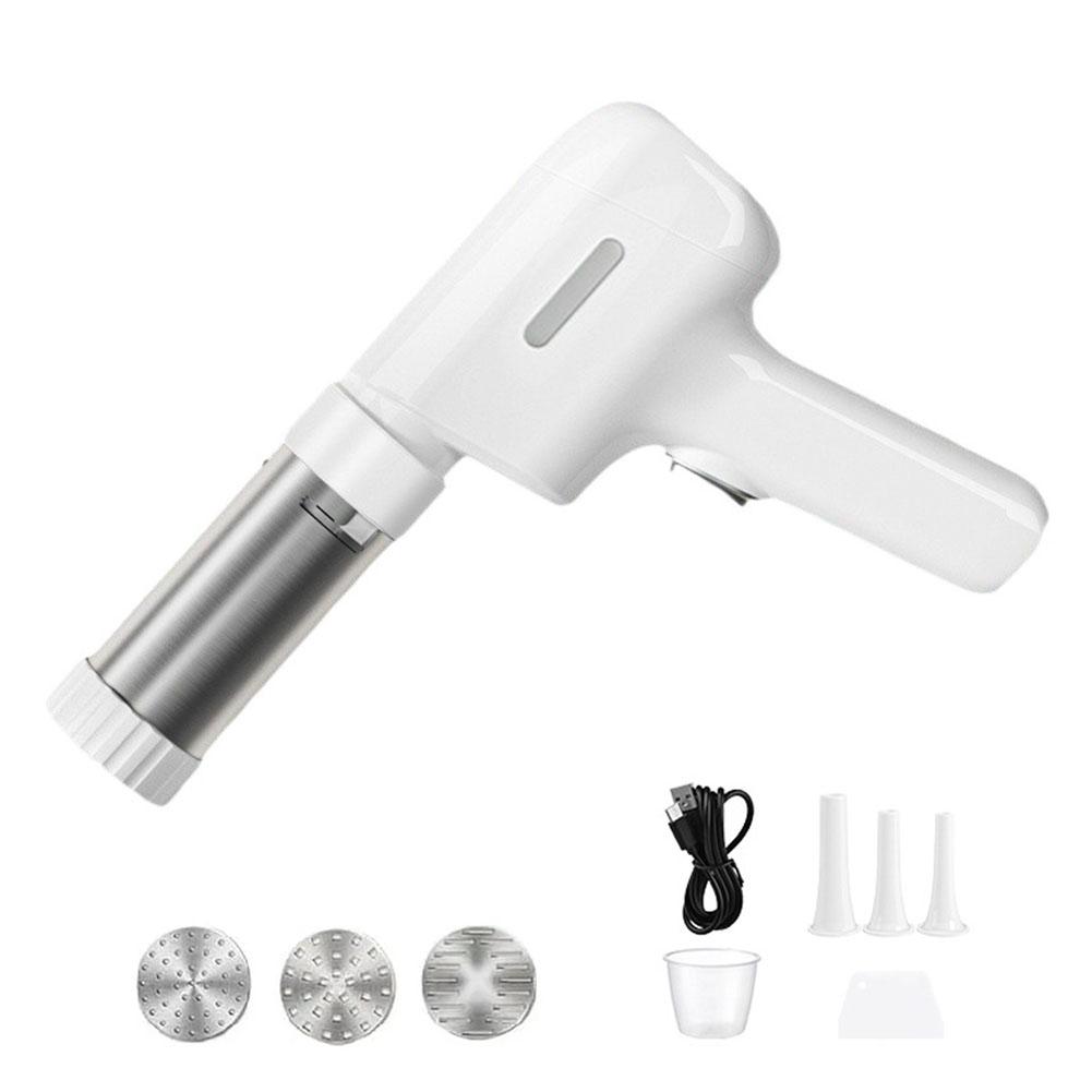 304 Stainless Steel Fully Automatic Household Noodle Machine 5 Mold Handheld Electric Multi Functional Noodle Pressing Machine