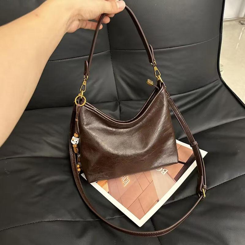 Neue modische vielseitige Einzel-Schulter Crossbody faule große Kapazität Mehrfachfächer Damen mit Beuteltasche