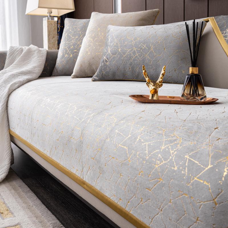 

Специальная подушка для дивана из голландского бархата, Универсальный нескользящий кожаный диван для всех сезонов, Высококлассный простой современный чехол для подушки сиденья 70*70cm