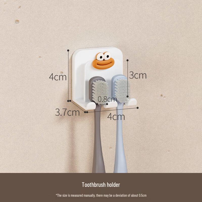 LIEI Punch-Free Wall Toothbrush Holder