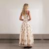 Europe and the United States cross-border 2026 new bohemian style high waist big swing skirt summer seaside vacation loose and thin dress