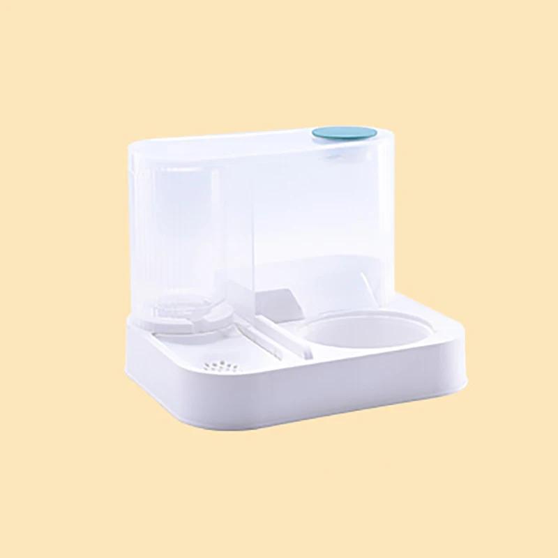 

Автоматическая кормушка для кошек большой емкости, диспенсер для воды, разделение влажной и сухой пищи, контейнер для корма для собак, миска для питьевой воды, товары для домашних животных 2.2LFood 1.5LWater