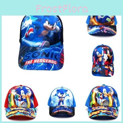 Gorra de Béisbol Ajustable para Niños de Sonic The Hedgehog Algodón Absorbente de Humedad Sombrero Parasol