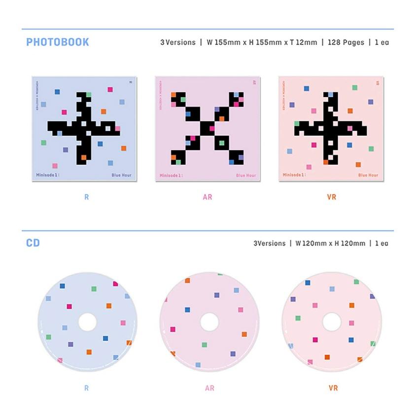 TXT Minisode1 : Blue Hour (Random Ver.) Album + 3 Gift