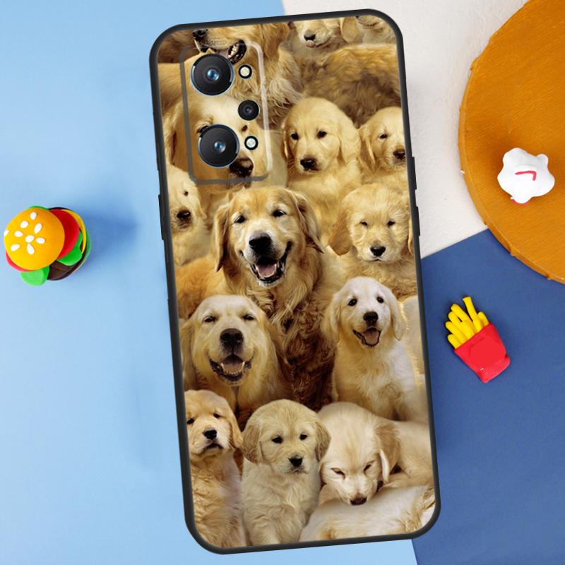 Golden Retriever Dog For Realme GT 6 6T 5 GT7 Pro C61 C75 C55 C51 C21Y C25S C67 C53 13 12 10 11 14 Pro Plus Case