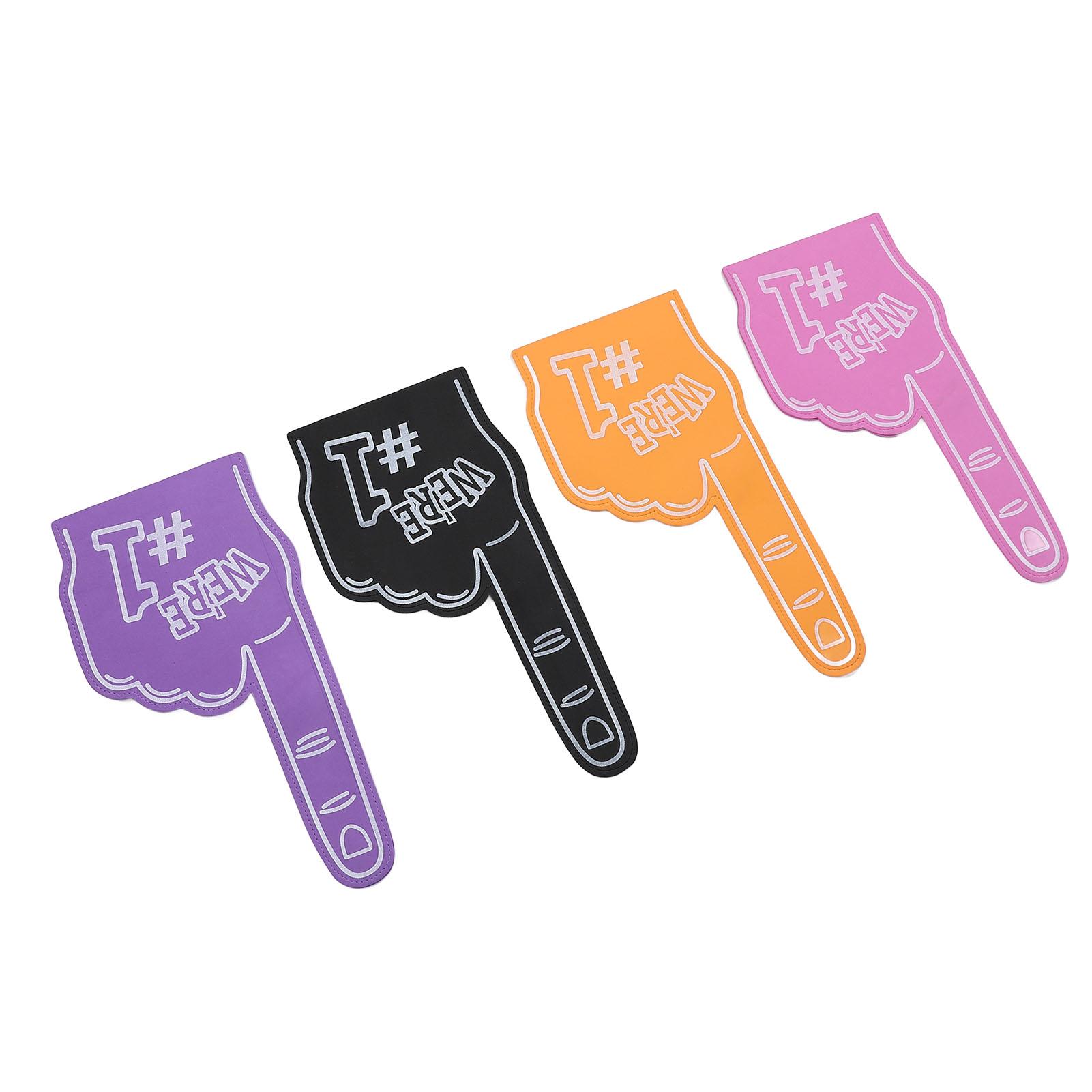 

4 шт. EVA пена палец одна рука реквизит для поддержки бейсбол баскетбол футбол виды спорта оранжевый