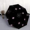 1pc Sakura Pattern Design Umbrella with Plastic Handle,Suitable for All Seasons Umbrellaptys26022