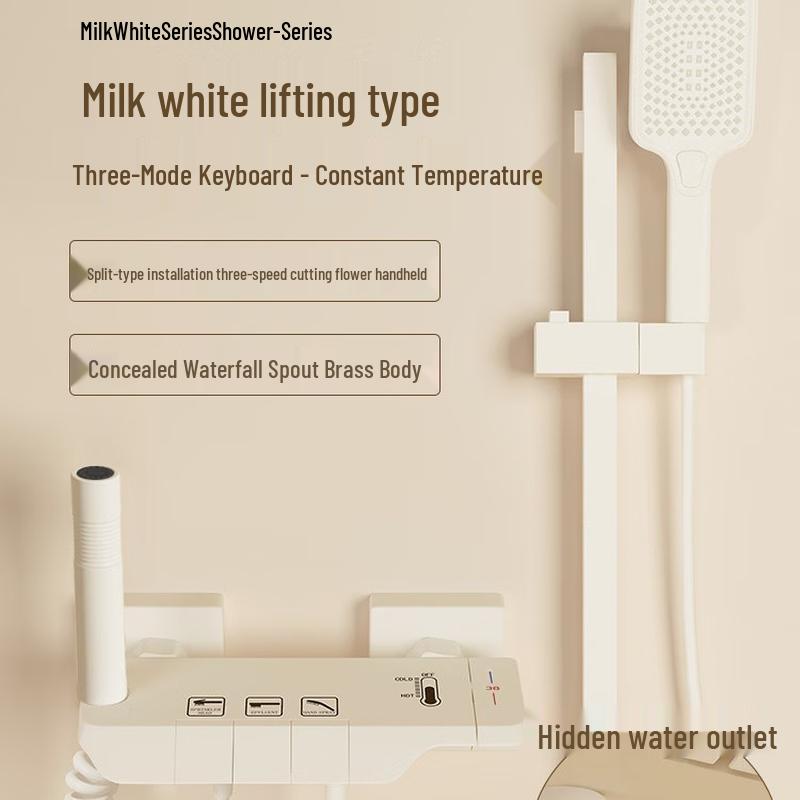 Xuanyong Thermostatic Shower System with Lifting Rod