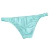Pánské ledové hedvábné tanga trojúhelníkové šortky ultra tenké průhledné prodyšné sexy pohodlné
