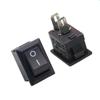10Pcs Car Truck Boat Round Rocker 250V 3A 2-Pin ON/OFF Toggle SPST Switches Rocker Switches 2 Position