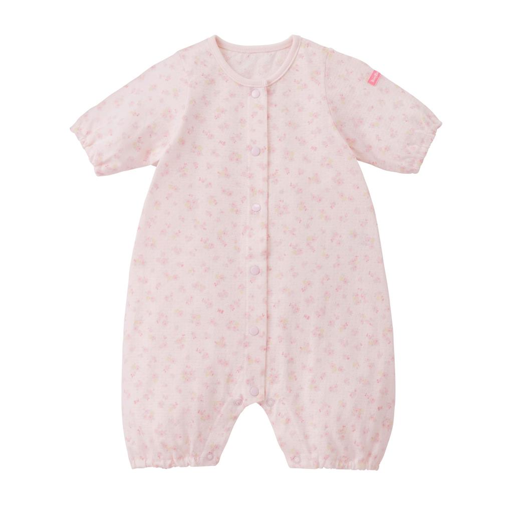 HOT Starter for spring and for boys and baby one [MIKIHOUSE BISCUITS] set, patterned, summer, girls, newborn, clothes, pink, size, 74-9967-491