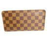 Authentic LOUIS VUITTON Damier Leather Round Zip Wallet Porto Monnaie Zip #9803  Open Box