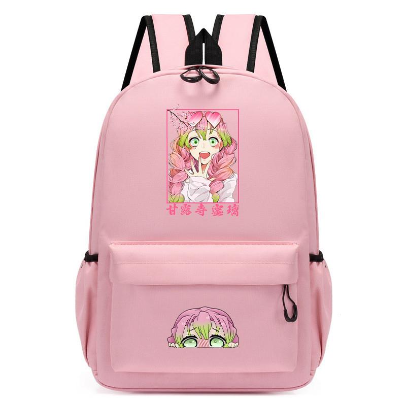 Demon Slayer Casual Backpack Student School Waterproof Small Cartoon Bag