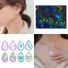 Portable Silicone Mold Valentine's Day Earring Pendant Molds Holographical Earrings Mould Jewelry Moulds for DIY Lovers