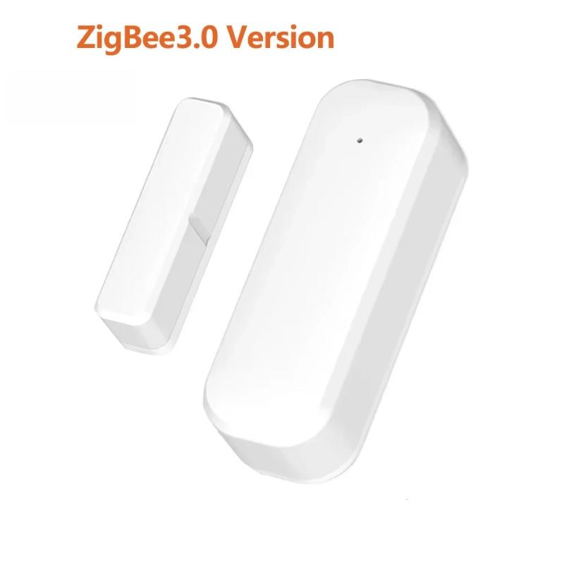 1 Set Door Open Closed Burglar Magnetic Detector For Zigbee Door Window Sensor Works With Alexa Home Automation Z2M Assistant