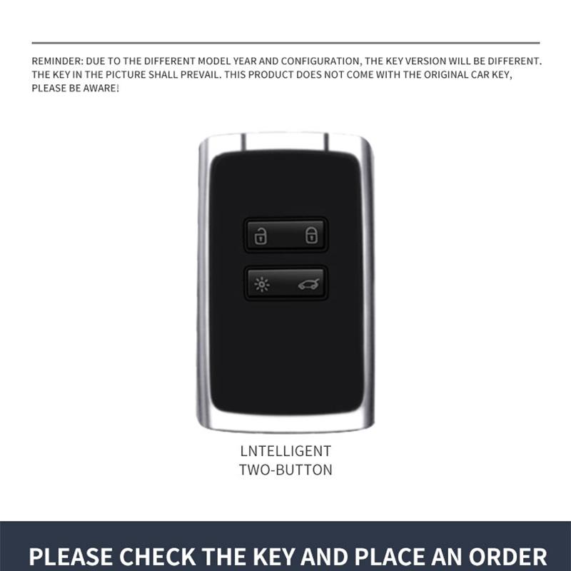 Zinc alloy car key cases suitable for Renault Koleos Captur Kadjar Megane Clio Espace Clio Zoe Scenic 4 Arkana Dacia Sandero