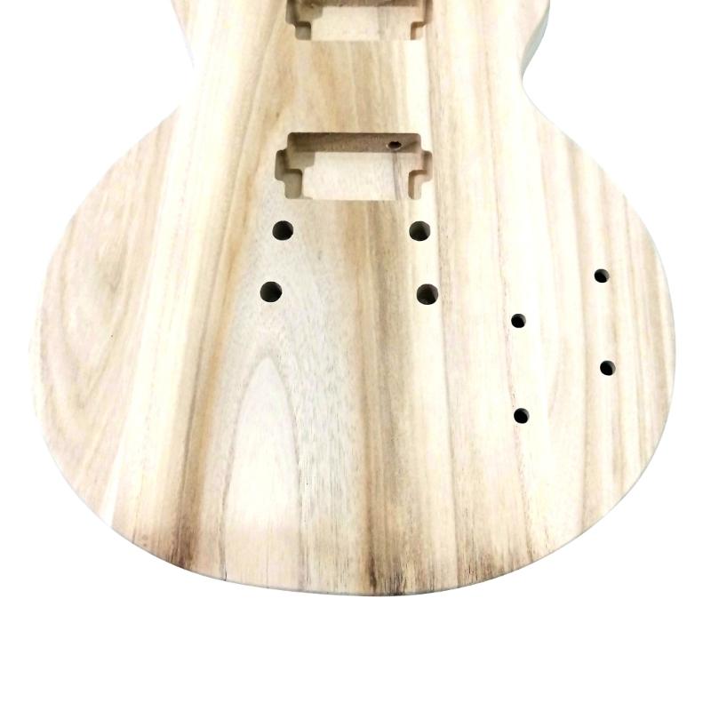 Unfinished Handcrafted Guitar Body Maple Wood Electric Guitar Body Guitar Barrel Replacement Parts Guitar DIY Accessory