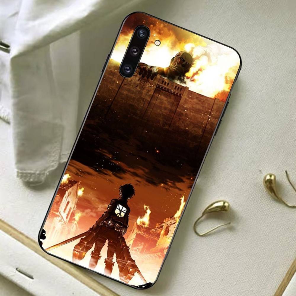 Japanese Attack On Titan Manga Phone Case For Redmi Note 4 X 5 A 6 7 8 T 9 9S 10 11 11S 11Epro Poco M3 Pro