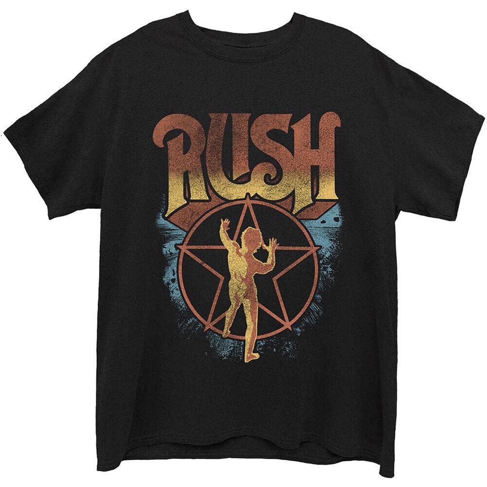 

Черная футболка унисекс приталенного кроя Rush Starman S