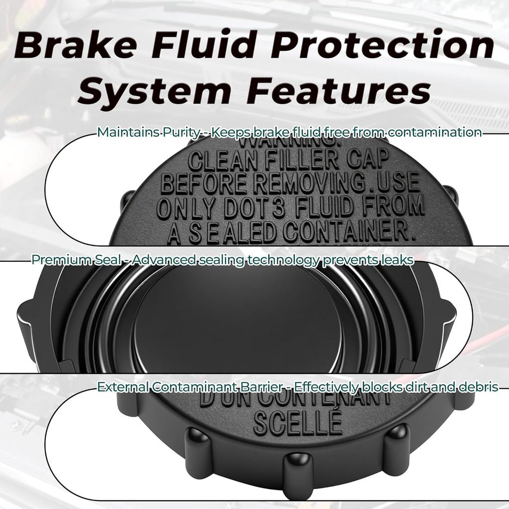 BRFC19 Filler Cap Replacement Compatible with Cars & Trucks - Twist-On Design - Black