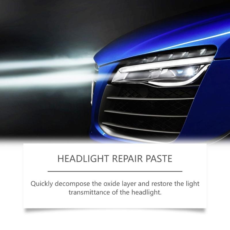 Headlight Care & Restoration Agent Easy To Use Formula Cleaning & Polishing for Oxidation Removal & Surfaces Protection