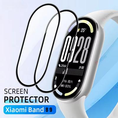 Proteggi Schermo Facile da Installare Per Xiaomi Smart Mi Band 9 10 8 9pro Pellicola Curva 3D Pellicola Copertura in Vetro Morbido Accessorio
