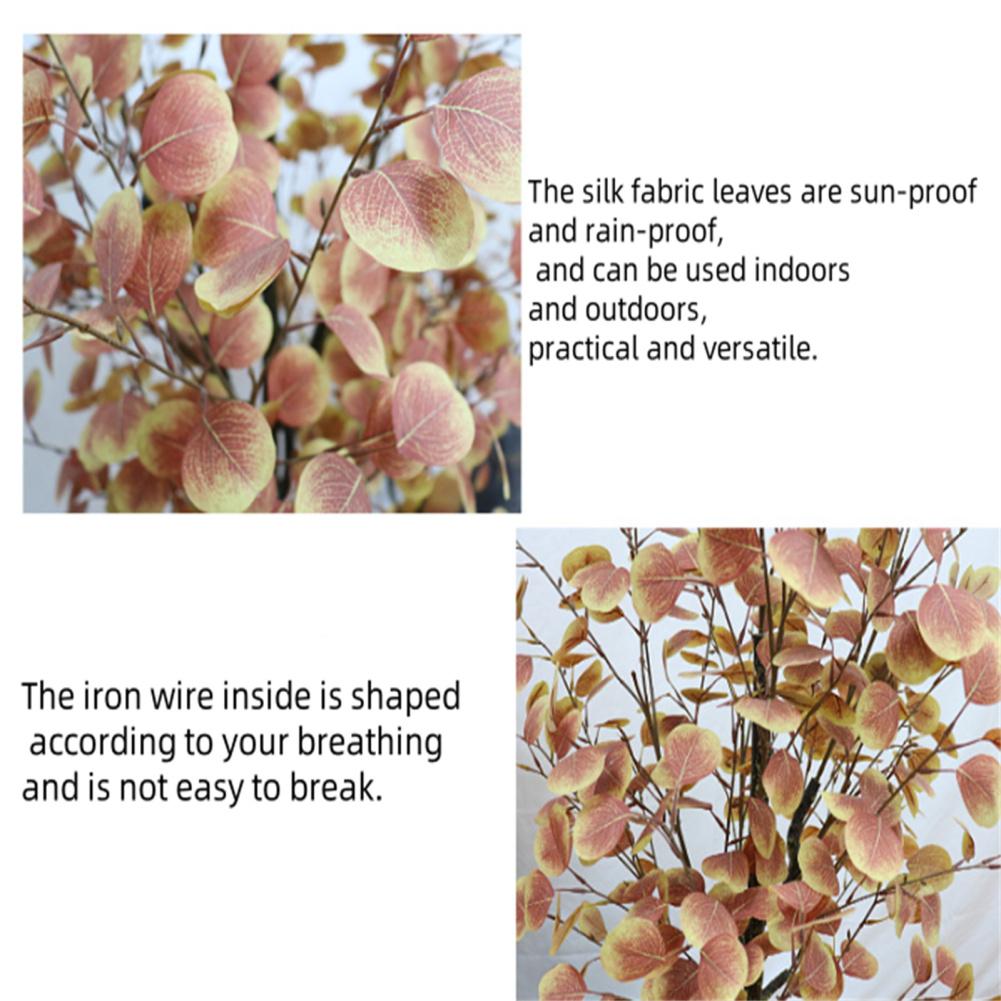 Artificial Eucalyptus Tree Fake Plant In Pot For Home Office Decor Realistic Thanksgiving Decor Fall Tree Decor For Home Party