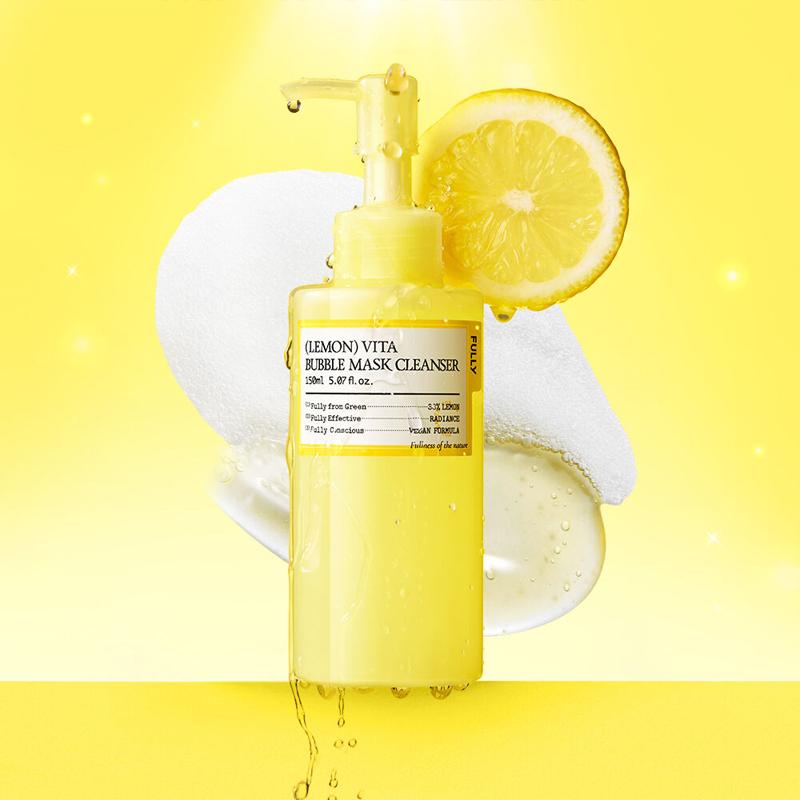 FULLY Lemon Vita Bubble Mask Cleanser 150ml