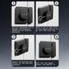 3-Digit Password Door Lock Glow-in-the-dark Combination Password Lock  Household