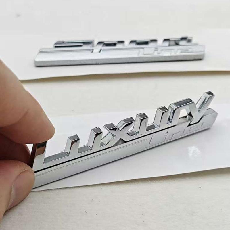 3D ABS Car Styling Logo Luxury Sport Line Badge Sticker Fender Side For 320i 330i 320d 530i 530d 730i 740i 730d Auto Accessories