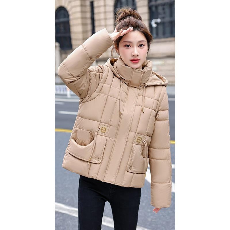 Down Jacket Women's New Style Sleeves Detachable Two-wear Vest Small Short Cotton-padded Jacket