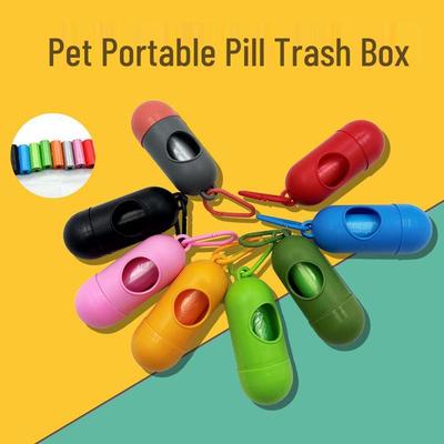 Hundebeutelspender mit Abfallbeuteln