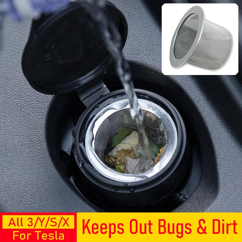 Windshield Washer Fluid Filter For Tesla Model 3 Y S X Juniper Windshield Wiper Water Fluid Filter Intake Grill Car Accessories