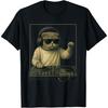 Huyarin Vintage Scottish Fold Cat Playing DJ for Feline Lovers Music T-Shirt