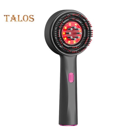 

Электрический массажер для кожи головы, аппликатор масла для волос IPX7, водонепроницаемый прибор против выпадения волос, перезаряжаемый дозатор масла для роста и ухода за волосами чёрный