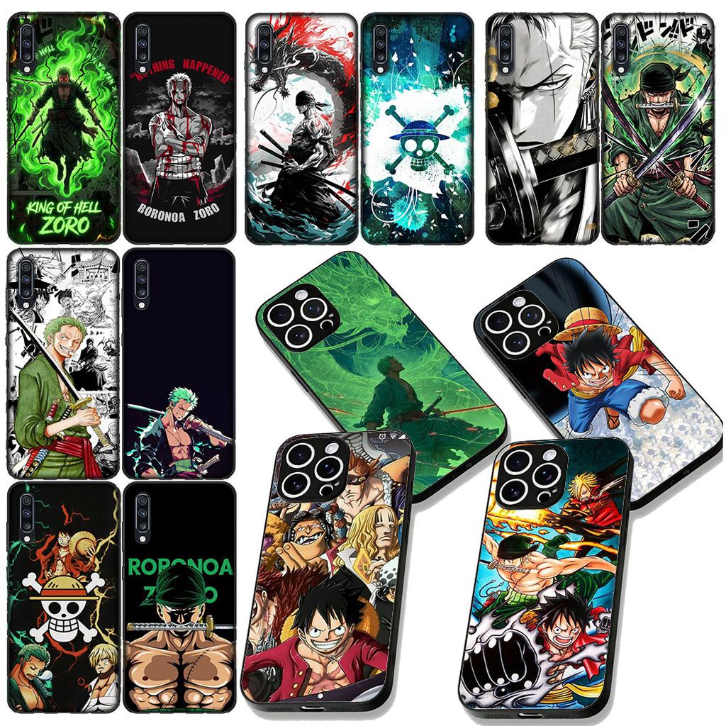 Roronoa Zoro One Luffy Pieces Casing Cover for Samsung Galaxy Note 20 9 10 S8 S10 Lite S9 Plus A54 A53 A21S S10E A17 Phone Case