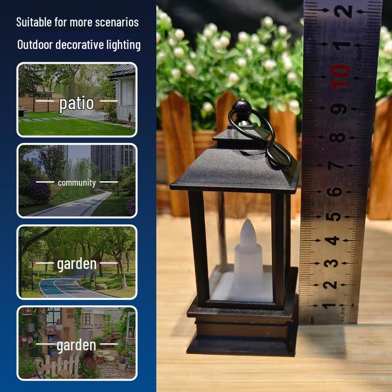 Temu Solar Candle Lantern: Outdoor Waterproof Garden and Courtyard Atmosphere Light